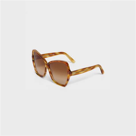 butterfly sunglasses in acetate celine|CELINE.